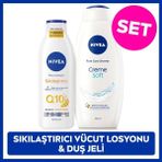 Nivea 750 ml Duş Jeli ve 250 ml Q10 Nemlendirici Vücut Losyonu Seti Cilt İçin Nemlendirici