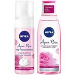 Nivea Aqua Rose - Temizleyici Set Gül Suyu İçerikli Yüz Temizleme Jeli 150 Ml Ve Nemlendirici Tonik 200 Ml
