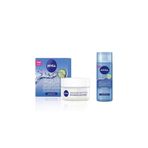 NIVEA Aqua Sensation Canlandırıcı Bakım Kremi Salatalık Özü 50Ml + Yüz Temizleme Jeli 200Ml Set