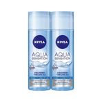 Nivea Aqua Sensation Normal Karma Ciltler Canlandırıcı 2x200 ml Temizleme Jeli