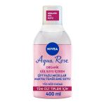 Nivea Aquarose Micellair Gül Suyu İçeren Çift Fazlı Makyaj Temizleme Suyu 400Ml - Diş Beyazlatıcı Köpük Hediye