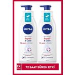 NIVEA Atopik Ciltler Için Vücut Serumu Repair & Care 400 ml X2 Adet,çok Kuru Cilt,72 Saat Nemlendirme