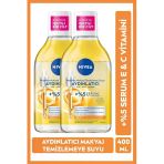 Nivea Aydınlatıcı Micellar Makyaj Temizleme Suyu Serum İçerikli Donuk Ve Hassas Cilt Tipleri 400 Ml 2 Adet
