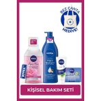 Nivea Besleyici Vücut Sütü 400ml, Makyaj Temizleme Suyu 400ml, Yüz Kremi 50ml, El Kremi, Dudak Bakım
