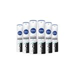 Nivea Black and White Invisible Pure 6x150 ml Kadın Sprey Deodorant