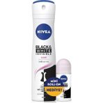 Nivea Black & White Clear Deodorant Black & White Roll On 2'Li - 1