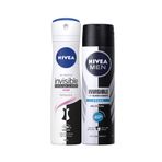 Nivea Black & White Invisible Antiperspirant Ter Önleyici Leke Yapmayan Deodorant Seti