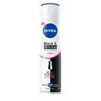 Nivea Black & White Invisible Clear Antiperspirant Leke Yapmayan Kadın Sprey Deodorant 150 ml x 3