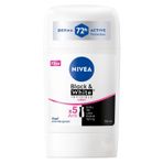 Nivea Black White Invisible Clear Stick Deodorant 50 ml