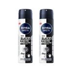 Nivea Black & White Invisible Güçlü Etki 2x150 ml Erkek Sprey Deodorant