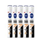 Nivea Black White Invisible Güçlü Etki 5x150 ml Kadın Sprey Deodorant