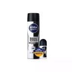 Nivea Black White Sprey Deodorant Erkek 150 Ml + Nivea Mini Roll-on Deodorant 25 Ml