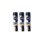Nivea Black White Ultimate Impact 3x150 ml Erkek Sprey Deodorant