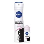 NIVEA B&W Clear Kadın Sprey 150 ml + B&W Clear Kadın Mini Rollon 25 ml 2 Paket (2 x 175 ml)
