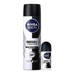 Nivea B&W Original Erkek 150 ml + B&W Org Erkek Mini Rollon 25 ml 2 Paket (2 x 175 ml)