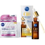 Nivea Cellular Expert Filler Yoğun Yaşlanma Önleyici Yüz Kremi 50 ml Nıvea Q10 Çift Etkili Cilt Serumu 30 ml