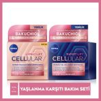 NIVEA Cellular Expert Lift Saf Bakuchiol Gelişmiş Gündüz Yüz Kremi SPF 30 Güneş Koruması ve Gece Yüz Kremi 50ml,Saf Hyaluronik Asit