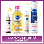Nivea Cilt Tonu Eşitleyici Bakım Seti, Aydınlatıcı Serum, Makyaj Temizleme Suyu, Gündüz Kremi ve Deodorant
