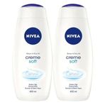 Nivea Creme Soft 2x400 ml Duş Jeli