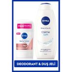 NIVEA Creme Soft Duş Jeli 750ml ve Stick Deodorant Derma Control Clinical 50ml, 96 Saat Anti-perspirant