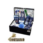 NIVEA Damat Bohçası Nişan Bohça Erkek Bakım Seti Sabmar Bombeli Damat Çeyiz Sandığı Siyah