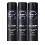 Nivea Deep Dimension 3x150 ml Erkek Deodorant