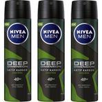 Nivea Deep Dimension Aktif Karbon Amazonia 3x150 Ml Deodorant