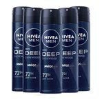 Nivea Deep Dimension Antiperspirant 5x150 ml Erkek Sprey Deodorant
