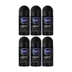 Nivea Deep Dimension Espresso 6x50 ml Erkek Roll-On