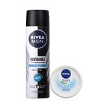NİVEA DEO SPREY INV B&W FRESH ERK 150ML + NİVEA SOFT 100ML