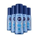 NIVEA Deodorant Erkek Fresh Active Pump Sprey 75 ml X5 48 Saat