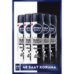 NIVEA Deodorant Men Erkek Sprey Black&white Invisible Original 48 Saat