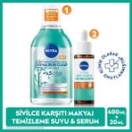 NIVEA Derma Skin Clear 30 ml Cilt Serumu ve 400 ml Micellar Makyaj Temizleme Suyu Normal Ciltler İçin - Yok