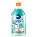 Nıvea Derma Skin Clear Serum Etkili Çift Fazlı Micellar Makyaj Temizleme Suyu 400 Ml (2'Li Paket)