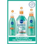 Nivea Derma Skin Clear Sivilce Karşıtı Yüz Temizleme Jeli 150ml, Makyaj Temizleme Suyu 400ml ve Tonik200ml