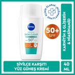 Nivea Derma Skin Clear UV Fluid 50+SPF Akne Karşıtı Yüz Güneş Kremi 40 ml