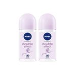 NIVEA Double Effect Kadın Deodorant Roll-on 50 Ml 2'li Set