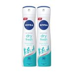 NIVEA Dry Fresh Kadın Deodorant 150 Ml 2'li Avantaj Paketi