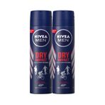 Nivea Dry İmpact Sprey 2x150 ml Erkek Deodorant