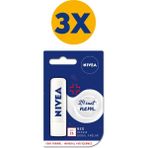 NIVEA Dudak Bakım Kremi Med Repair x3 Adet,Doğal Yağlar ile 24 Saat Nemlendirme,SPF15 Güneş Koruyucu