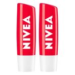 Nivea Dudak Bakım Kremi Straw Berry Shine Çilek Aromalı 4,8 gr 2 Adet