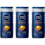 Nivea Duş Jeli Men Sport Clean 250 Ml( 3 Adet )=(250 ml x 3 Adet =750 ml )