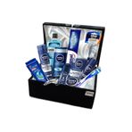 NIVEA Erkek Bohçası Damat Bohçası Erkek Söz Nişan Bakım Seti Sabmar Damat Çeyiz Sandığı