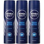 Nıvea Erkek Men Fresh Deodorant Sprey 150 Ml 3 Lü