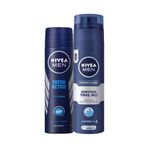 Nivea Fresh Active 150 ml Tıraş Jeli Koruyucu ve Bakım için 200 ml Erkek Deosprey