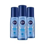 Nivea Fresh Active Pump Sprey 3x75 ml Erkek Deodorant