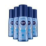 Nivea Fresh Active Pump Sprey 5x75 ml Erkek Deodorant