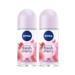 Nivea Fresh Cherry 2x50 ml Kadın Roll-On