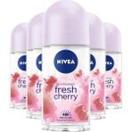 Nivea Fresh Cherry 5x50 ML Kadın Roll-On