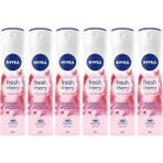 Nivea Fresh Cherry 6x150 ml Kadın Deodorant